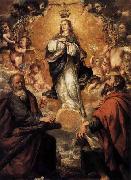 unknow artist Virgin of the Immaculate Conception with Sts Andrew and John the Baptist Germany oil painting artist